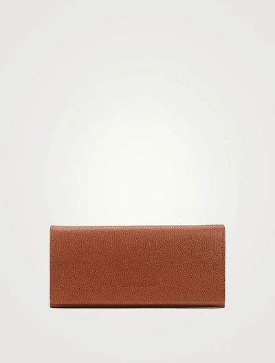 Le Foulonné Leather Long Continental Wallet