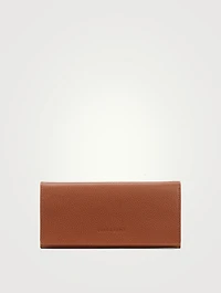 Le Foulonné Leather Long Continental Wallet
