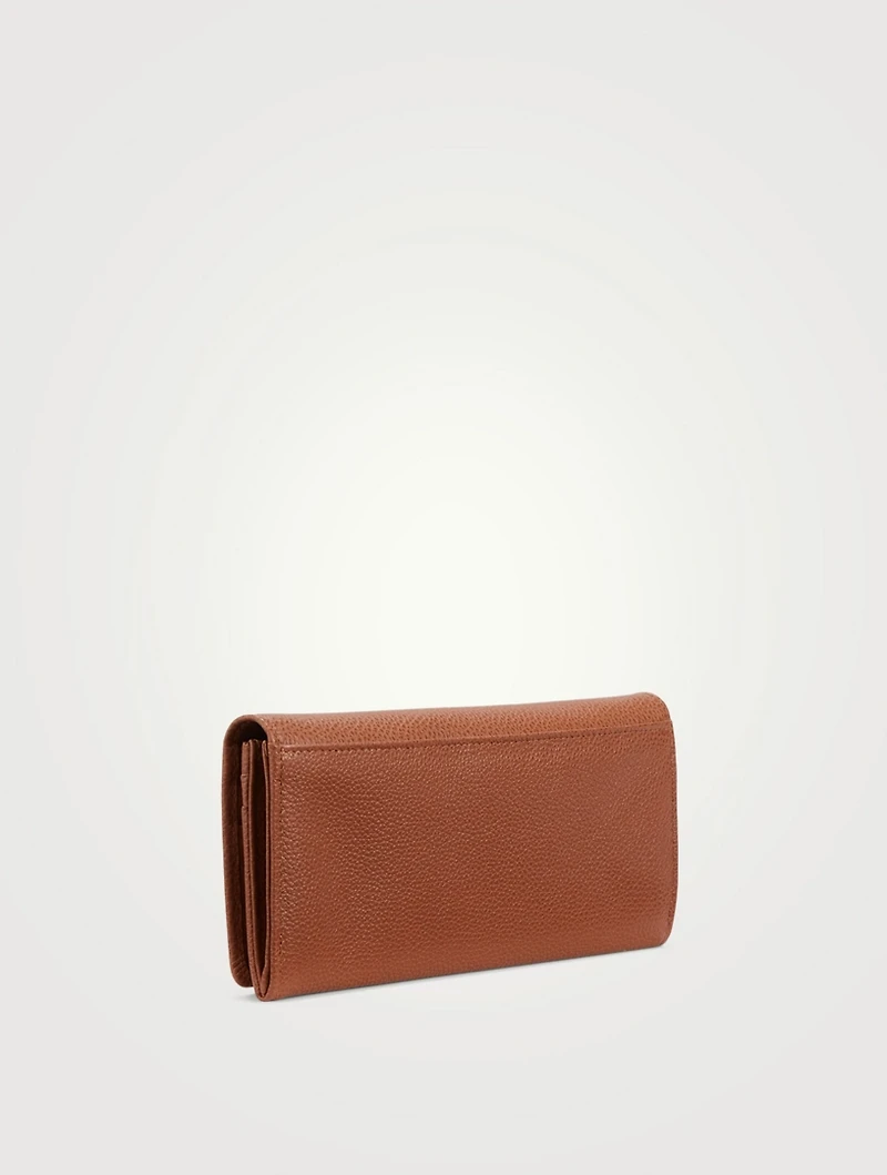 Le Foulonné Leather Long Continental Wallet