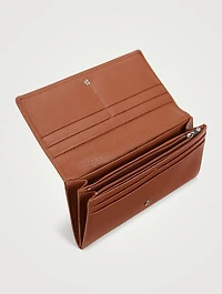 Le Foulonné Leather Long Continental Wallet