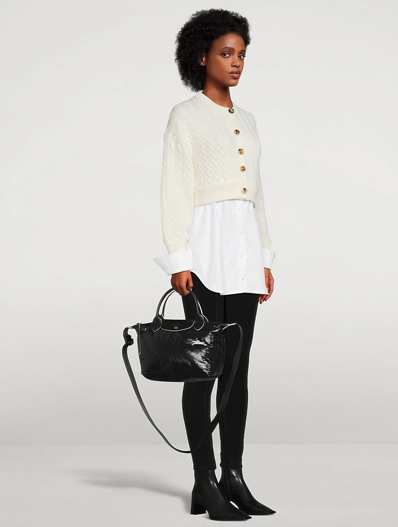 Small Le Pliage Alpin Puffy Top Handle Bag