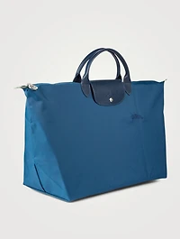 Large Le Pliage Green Recycled Nylon Travel Bag