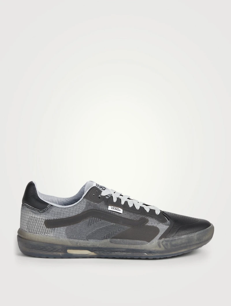 See Thru EVDNT UltimateWaffle Suede And Mesh Sneakers