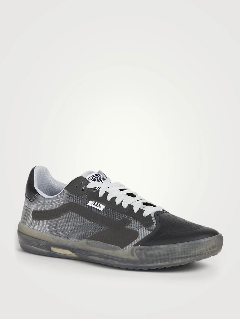 See Thru EVDNT UltimateWaffle Suede And Mesh Sneakers