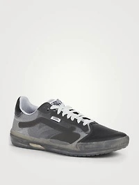 See Thru EVDNT UltimateWaffle Suede And Mesh Sneakers