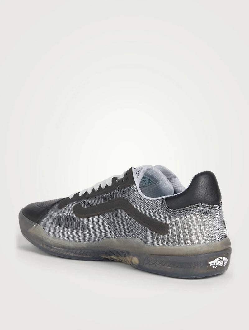 See Thru EVDNT UltimateWaffle Suede And Mesh Sneakers