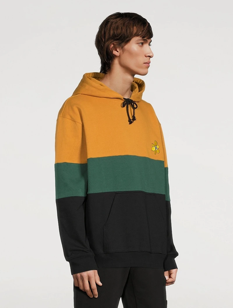 Grass Seeds Tricolour Organic Cotton Hoodie