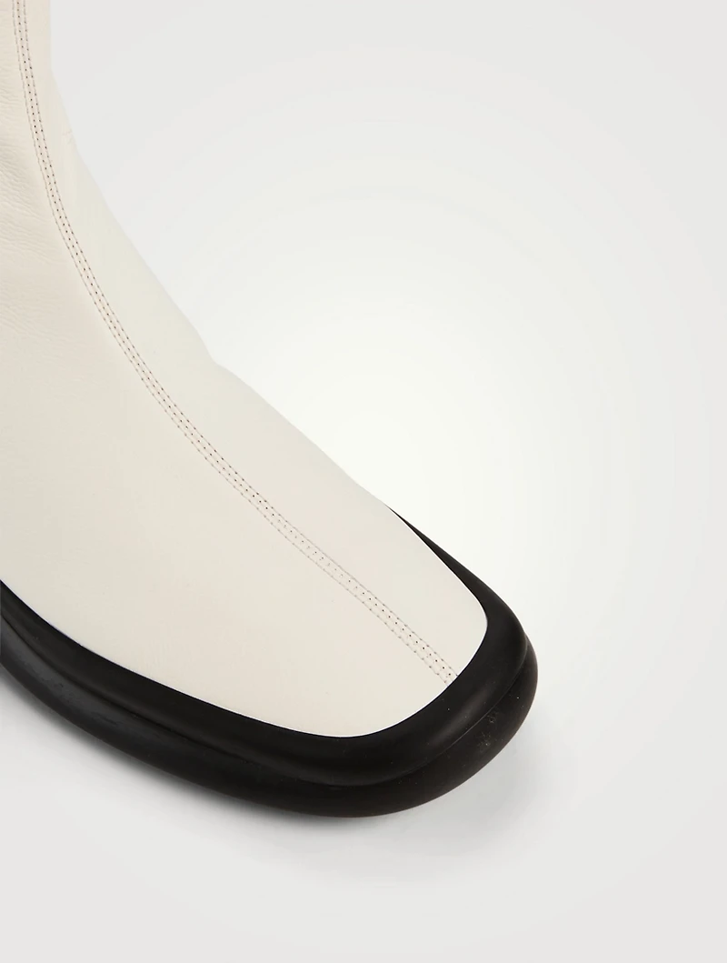 Town Leather Ankle Boots