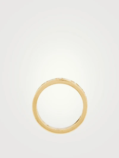 Number Logo Circle Earring