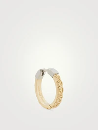 Engraved Hoop Earring