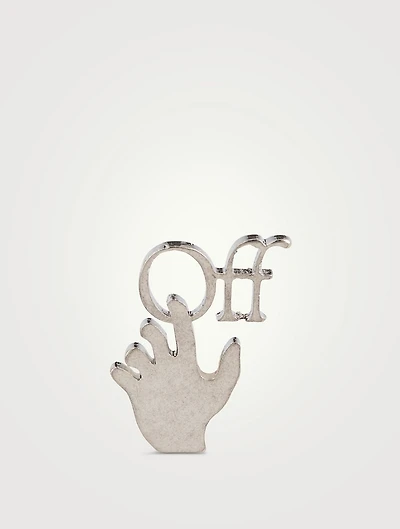 Mini Hand Off Mono Earring