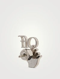 Mini Hand Off Mono Earring