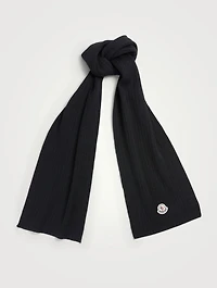 Wool Ribbed Scarf