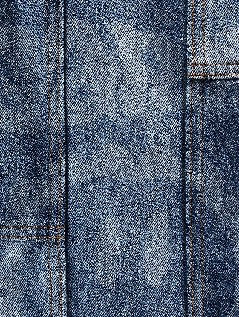 Patchwork Denim Tote Bag