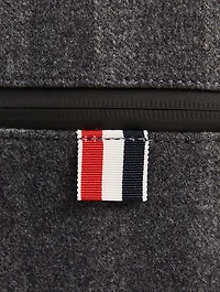 Double Face Melton 4-Bar Stripe Strap Camera Bag