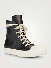 Phlegethon Leather High-Top Sneakers