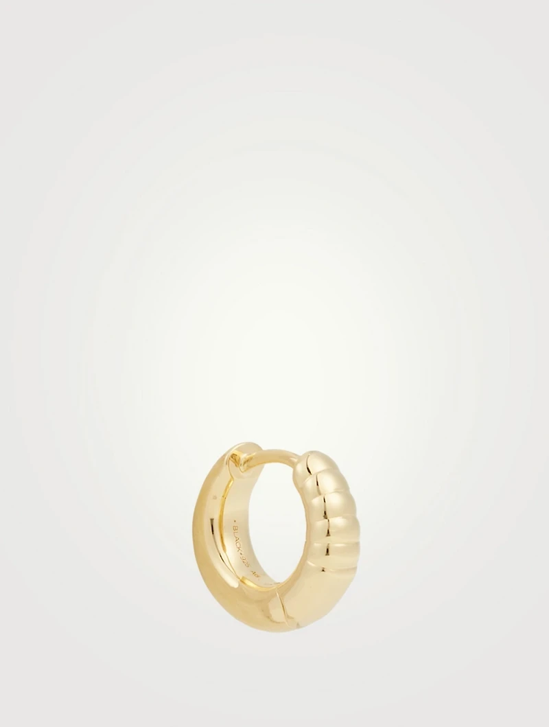 Laidback Goldplated Huggie Earring