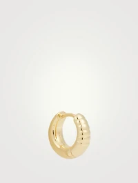 Laidback Goldplated Huggie Earring