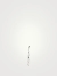 Gemma Sterling Silver Hoop Earring