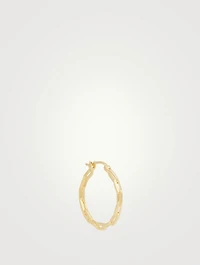 Gemma Goldplated Hoop Earring