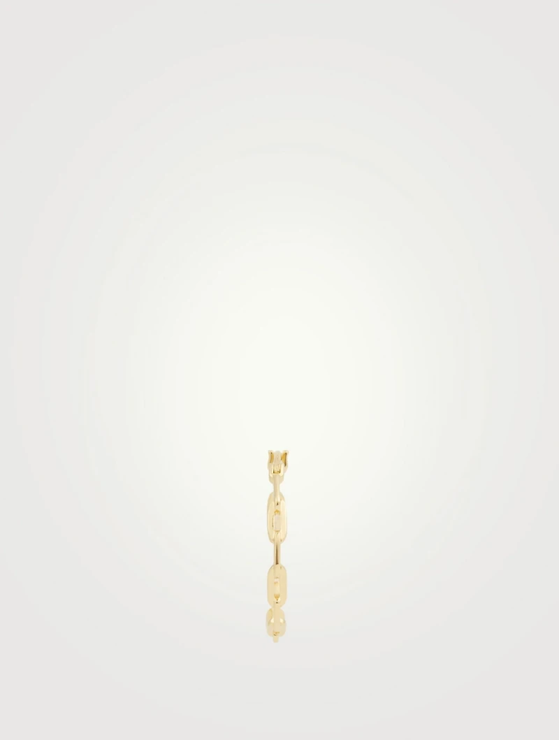 Gemma Goldplated Hoop Earring