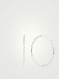Senorita 35 Sterling Silver Hoop Earrings