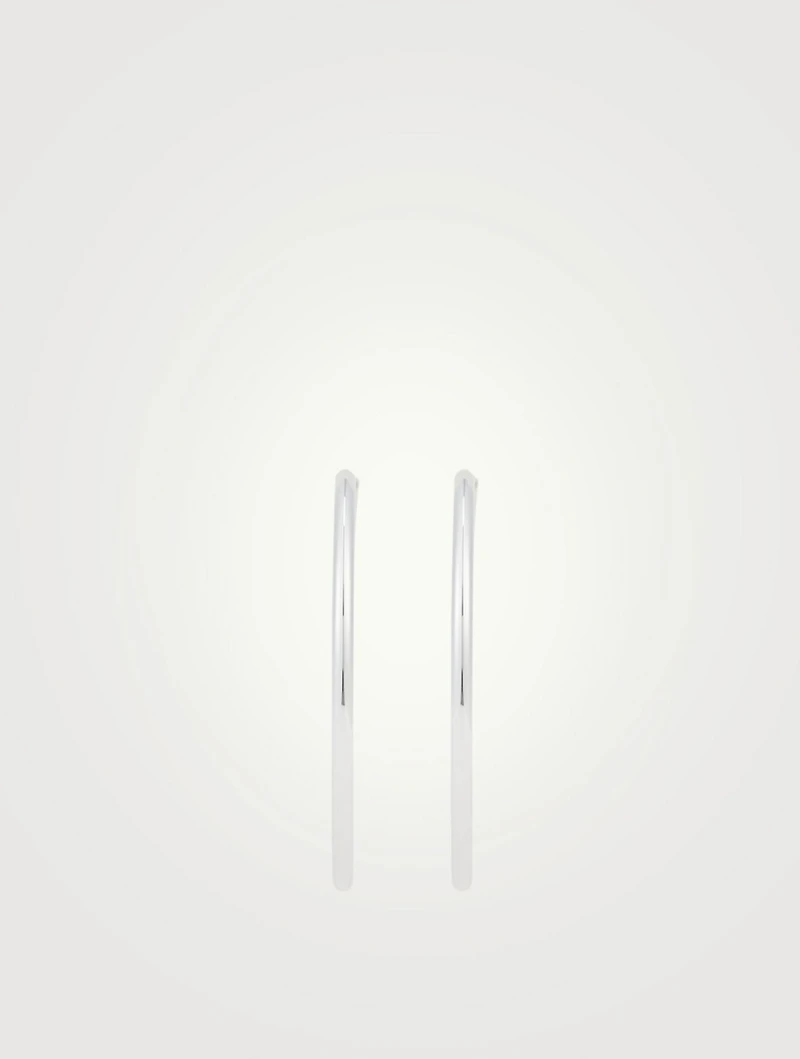 Senorita 35 Sterling Silver Hoop Earrings