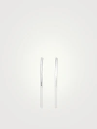 Senorita 35 Sterling Silver Hoop Earrings