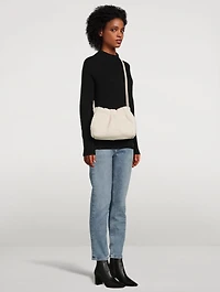Thetis Faux Fur Drawstring Bucket Bag
