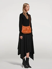 Thetis Straw Drawstring Bucket Bag
