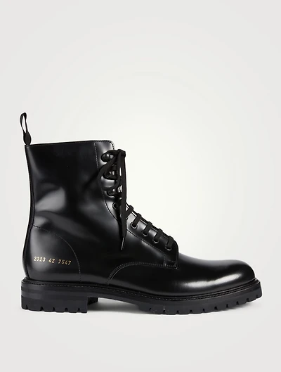 Leather Combat Boots