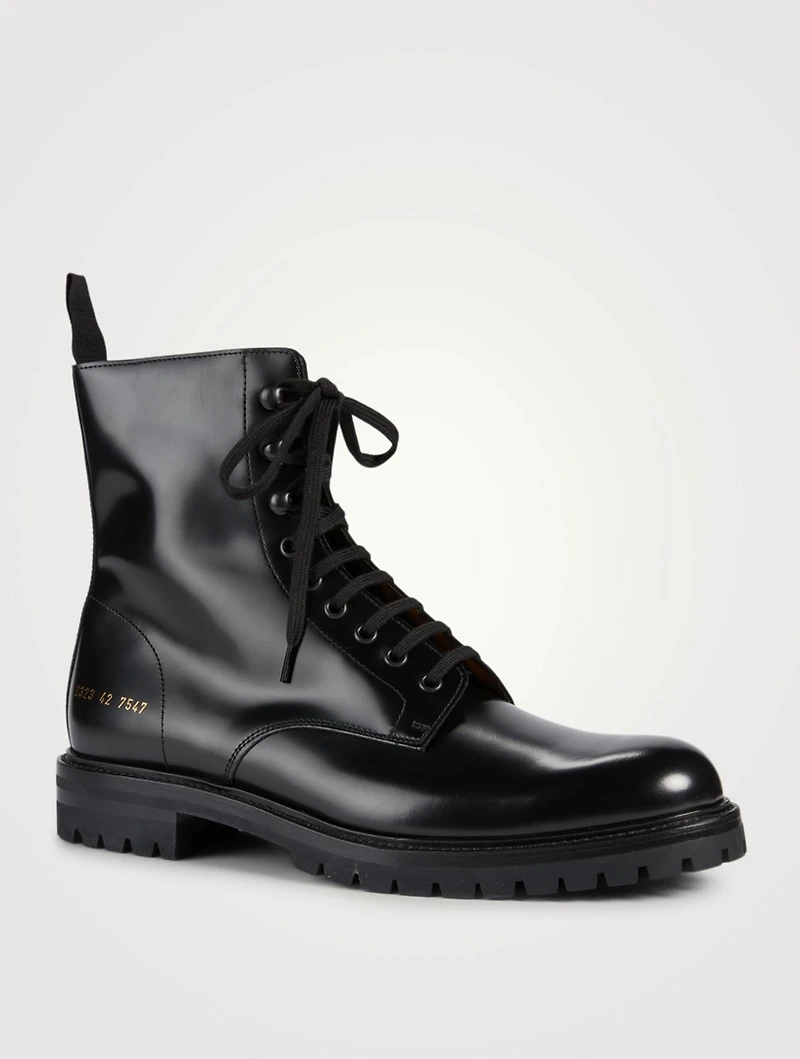 Leather Combat Boots