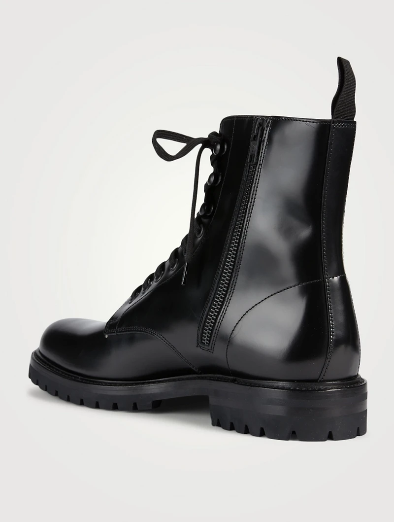 Leather Combat Boots