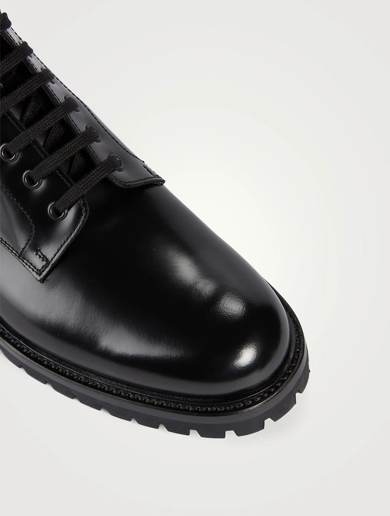 Leather Combat Boots