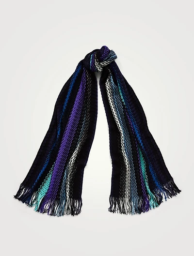 Wool Zig-Zag Scarf