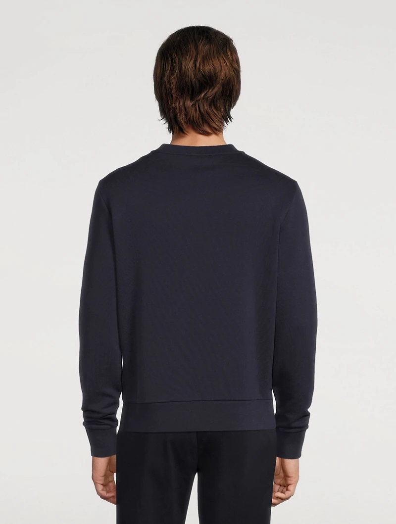 Cotton Logo Sweatshirt