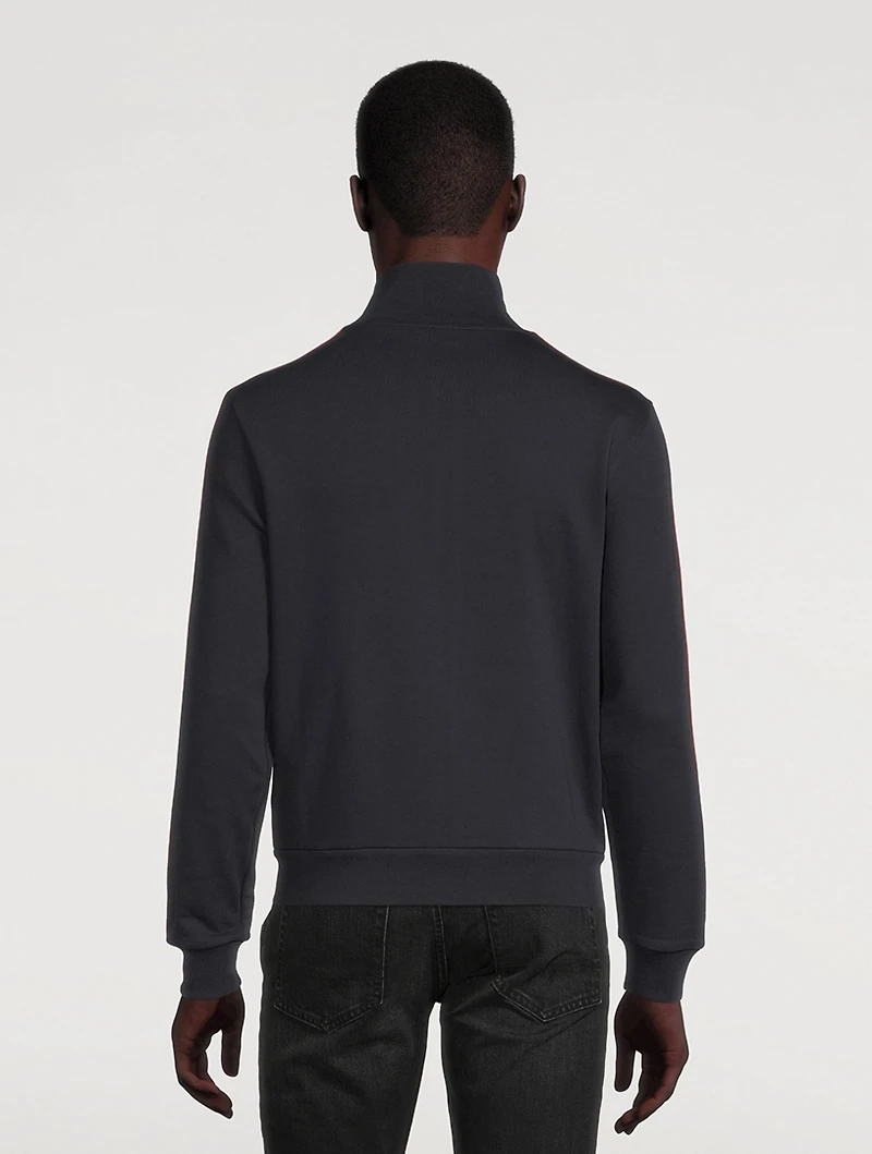 Side-Band Zip Track Jacket