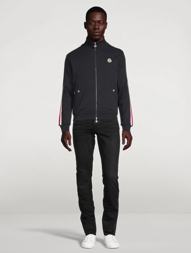 Side-Band Zip Track Jacket