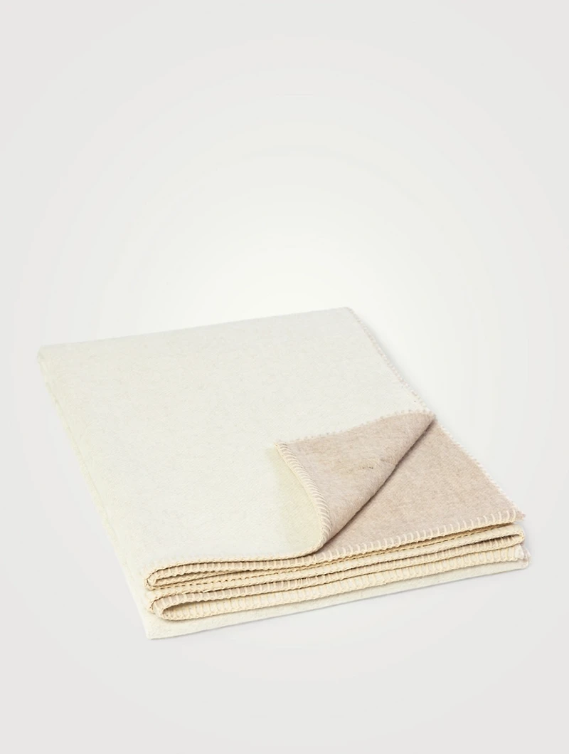Cali Zero Dye Alpaca  Reversible Throw