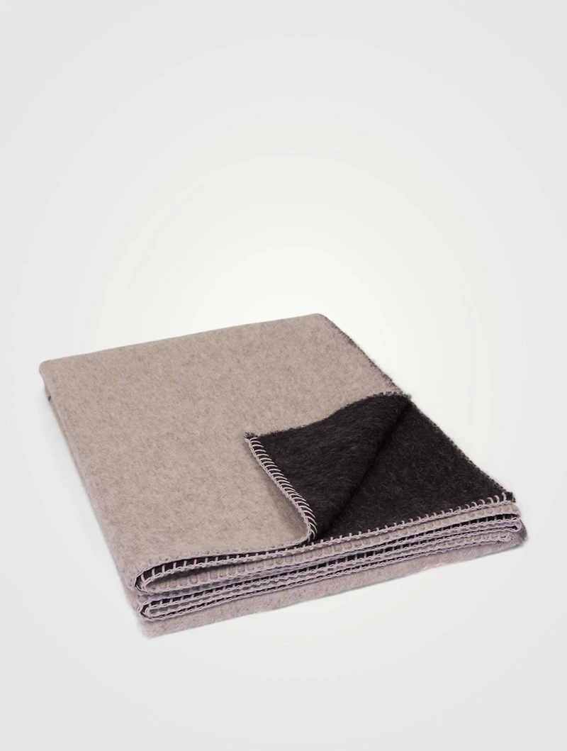 Midnight Sun Alpaca Reversible Throw