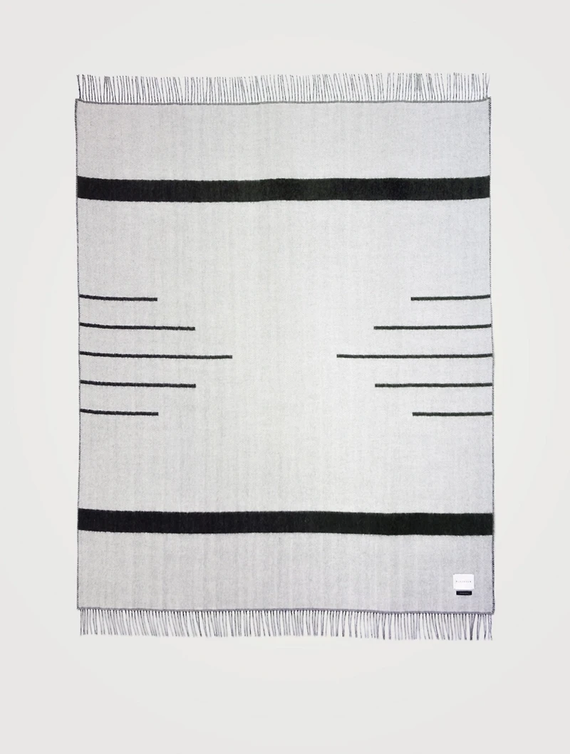 Rattle Snake Alpaca Reversible Throw