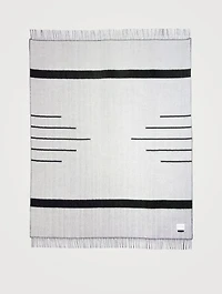 Rattle Snake Alpaca Reversible Throw