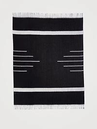 Rattle Snake Alpaca Reversible Throw