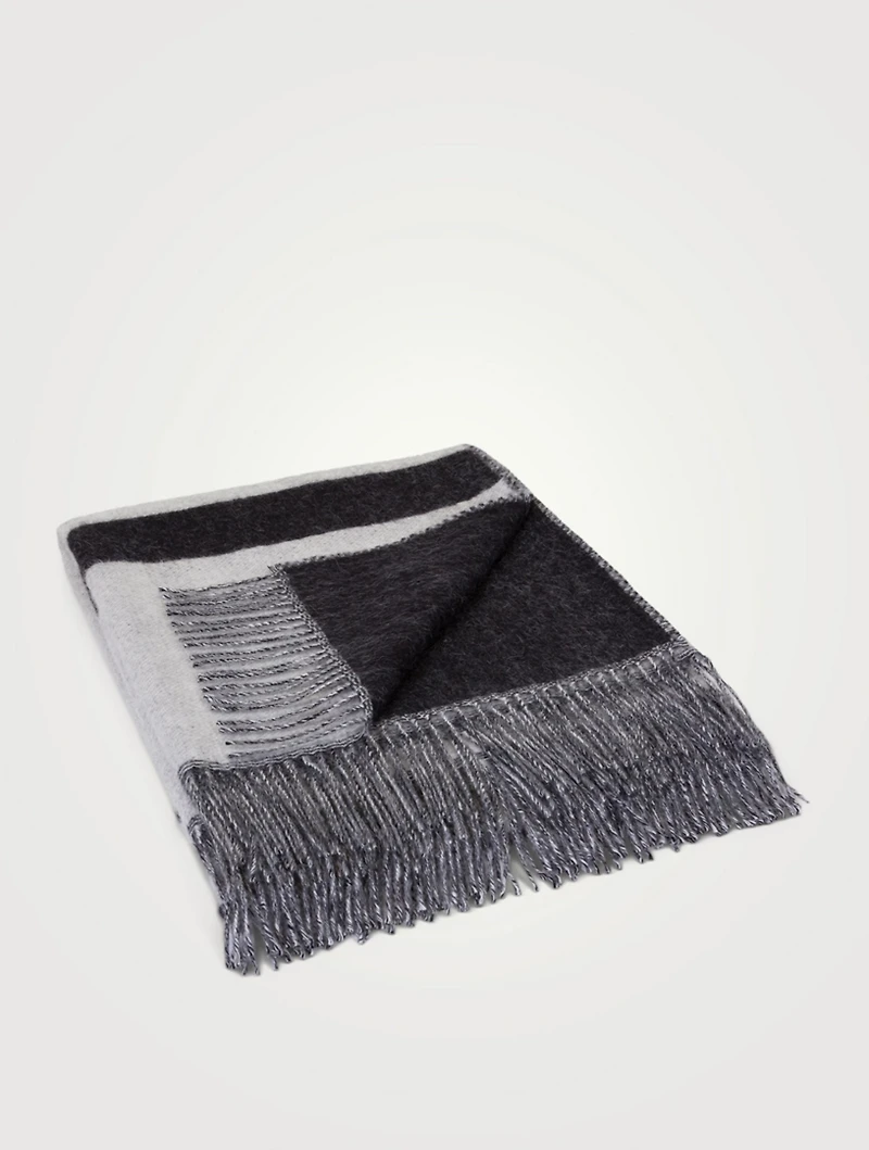 Rattle Snake Alpaca Reversible Throw