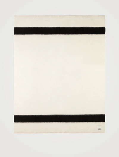 The Siempre Recycled Alpaca-Blend Blanket