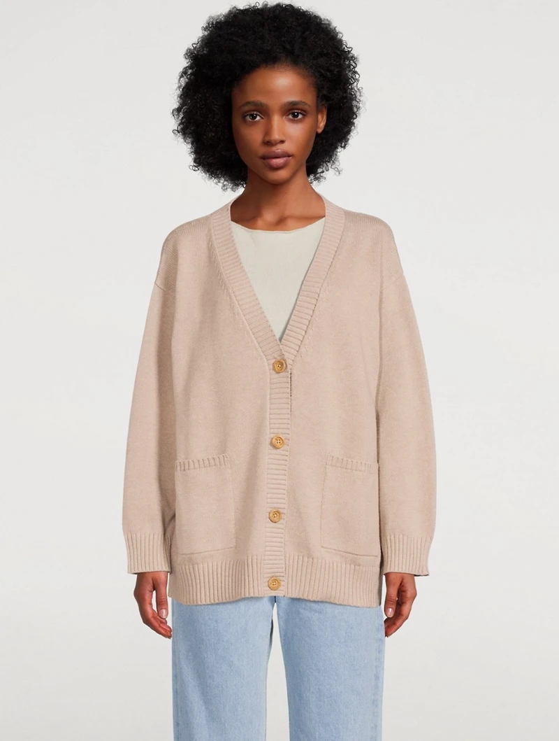Dusk Cotton V-Neck Cardigan