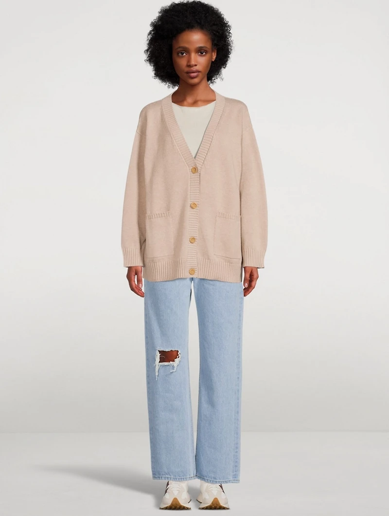 Dusk Cotton V-Neck Cardigan