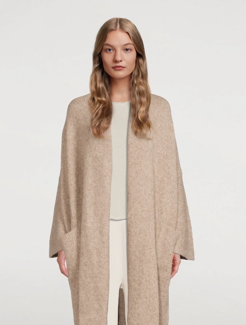 Alpaca-Blend House Coat