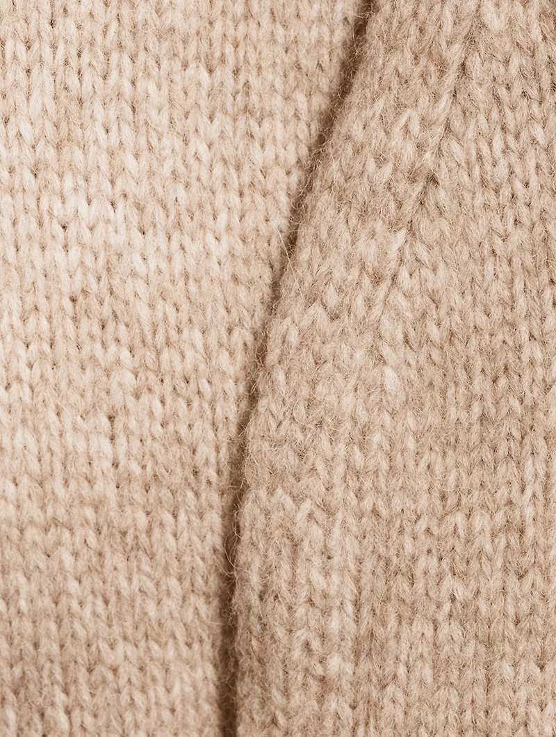 Alpaca-Blend House Coat