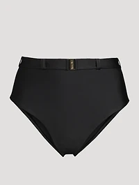 The High Waist Silhouette Belted Bikini Bottom